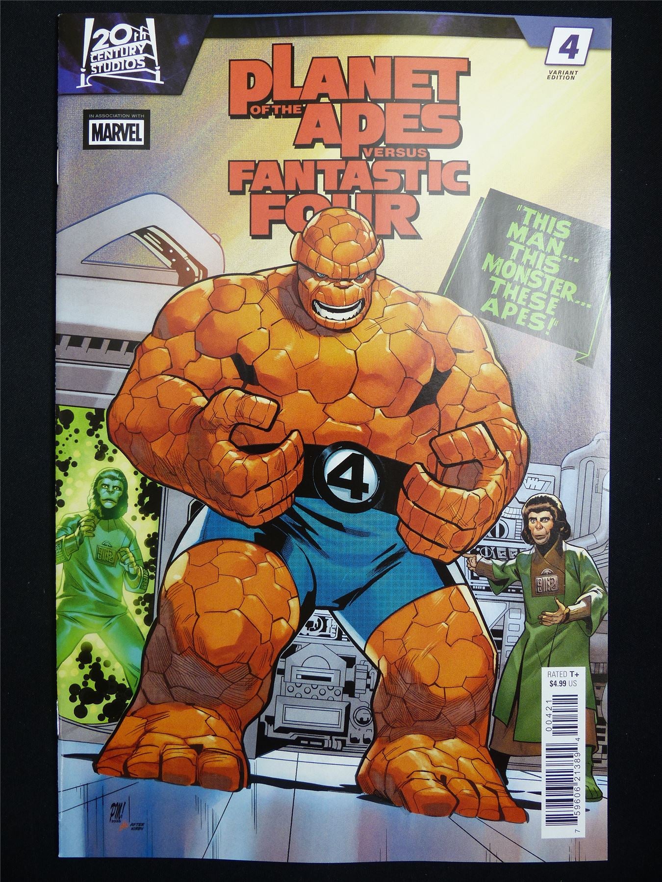 PLANET of the Apes versus Fantastic Four #4 Cvr B - Jul 2026 Marvel Comic #OO