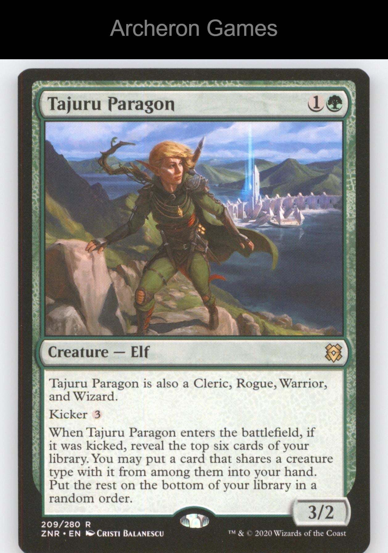 Tajuru Paragon 209 R MTG Card Zendikar Rising