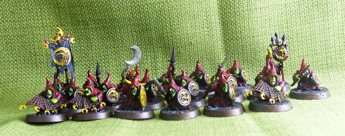 Gloomspite Gitz - Moonclan Stabbas ( Night Goblin) 20 Figures Painted - Warhammer AoS 40k #BC