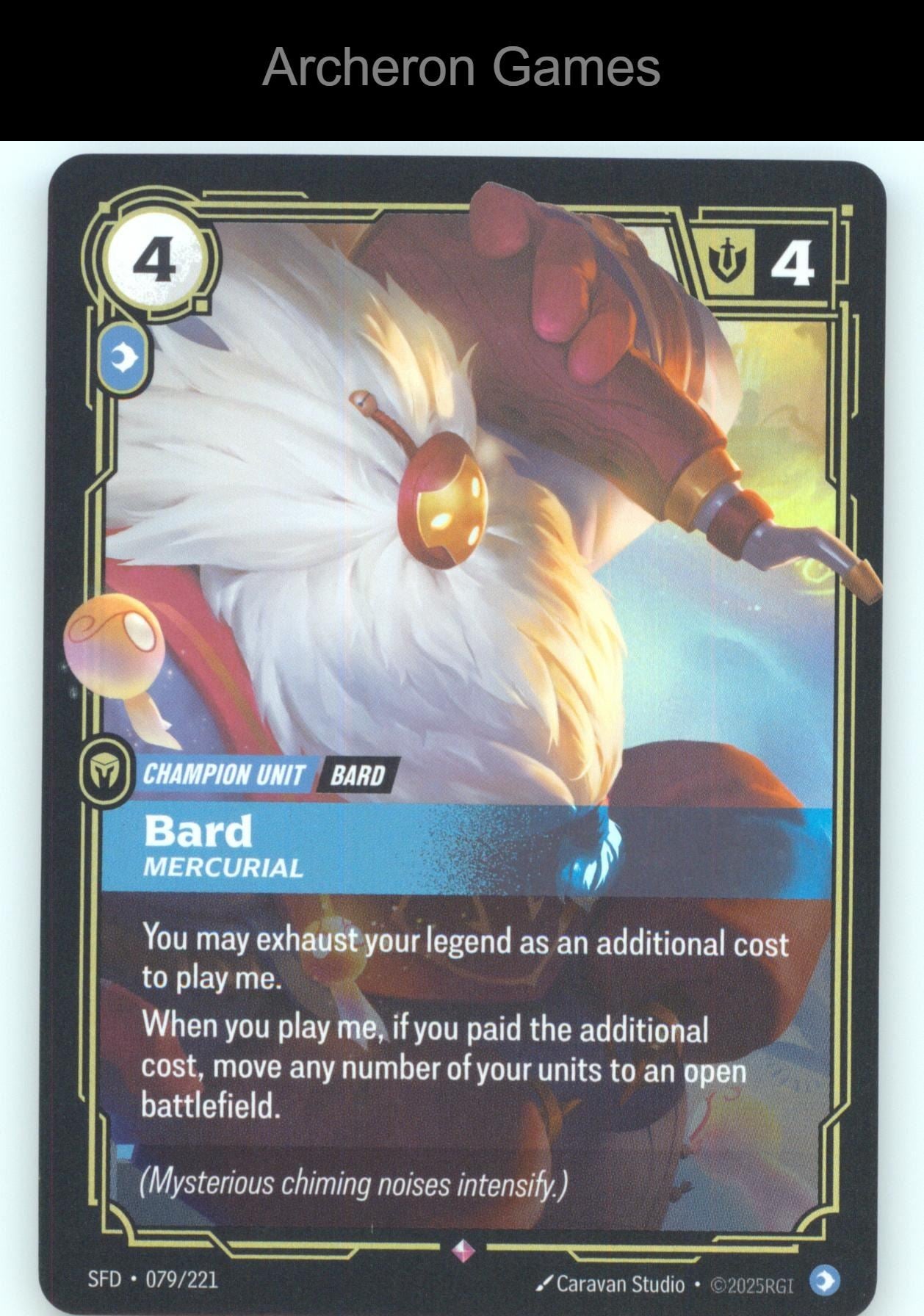 Bard - Mercurial SFD 079/221 R  Card Spiritforged