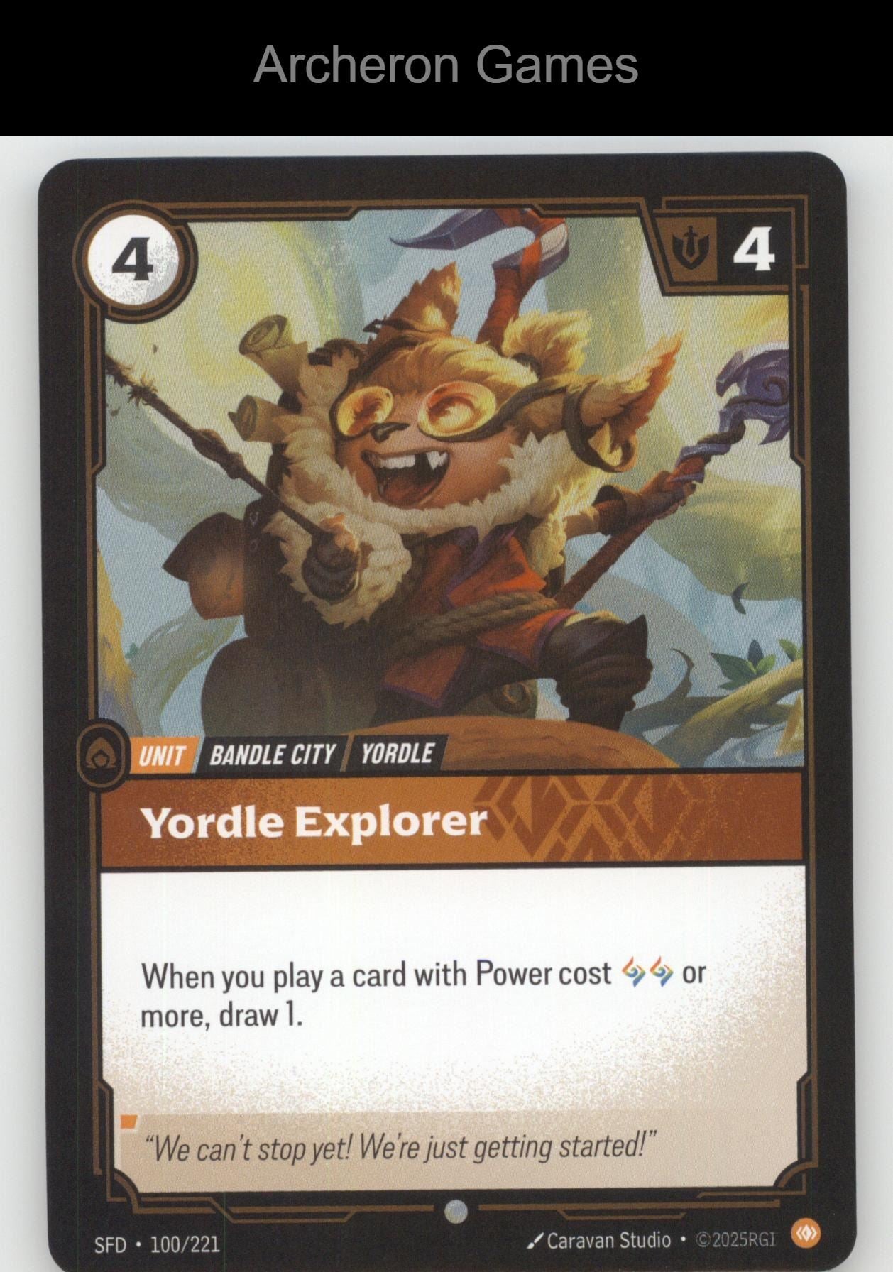 Yordle Explorer SFD 100/221 C  Card Spiritforged