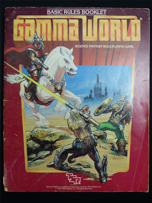 Gamma World Basic Rules - TSR Roleplay Booklet #N6