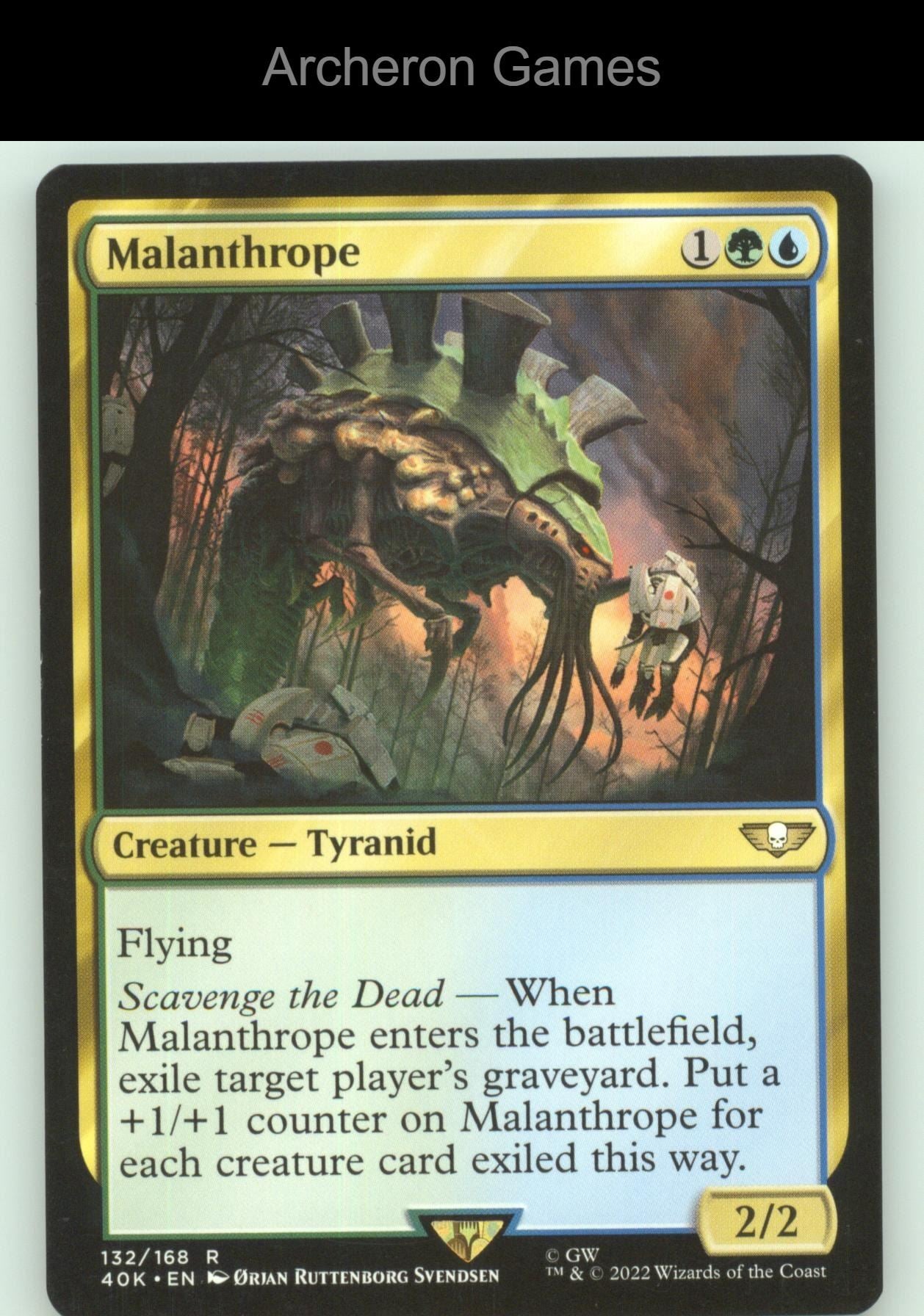 Malanthrope 132 R MTG Card Universes Beyond: Warhammer 40,000