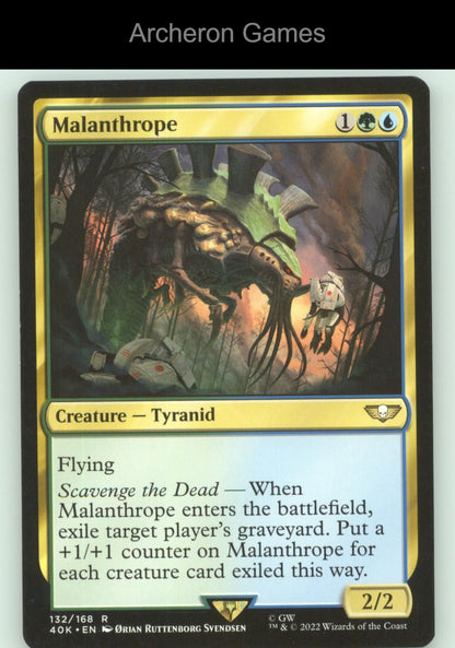 Malanthrope 132 R MTG Card Universes Beyond: Warhammer 40,000
