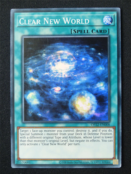 Clear New World OP22 Super Rare - 1st ed Yugioh Card #80