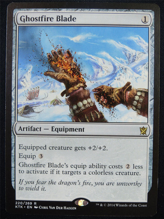 Ghostfire Blade - KTK - Mtg Card #2TS