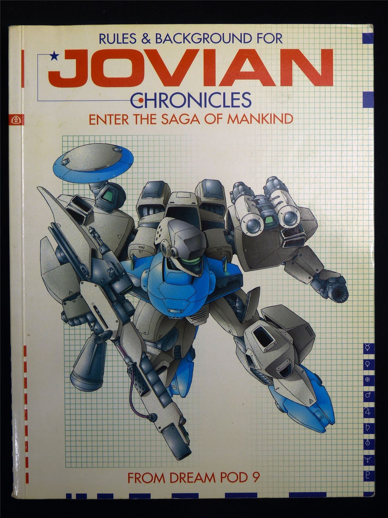 Jovian Chornicles: Enter the Saga of Mankind Rulebook - Roleplay Softback #DS