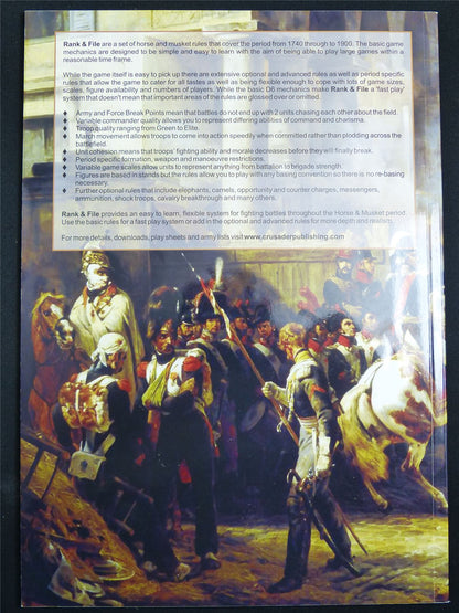 Rank & File Horses & Musket Rules 1740-1900 Miniatures Rulebook #2RX