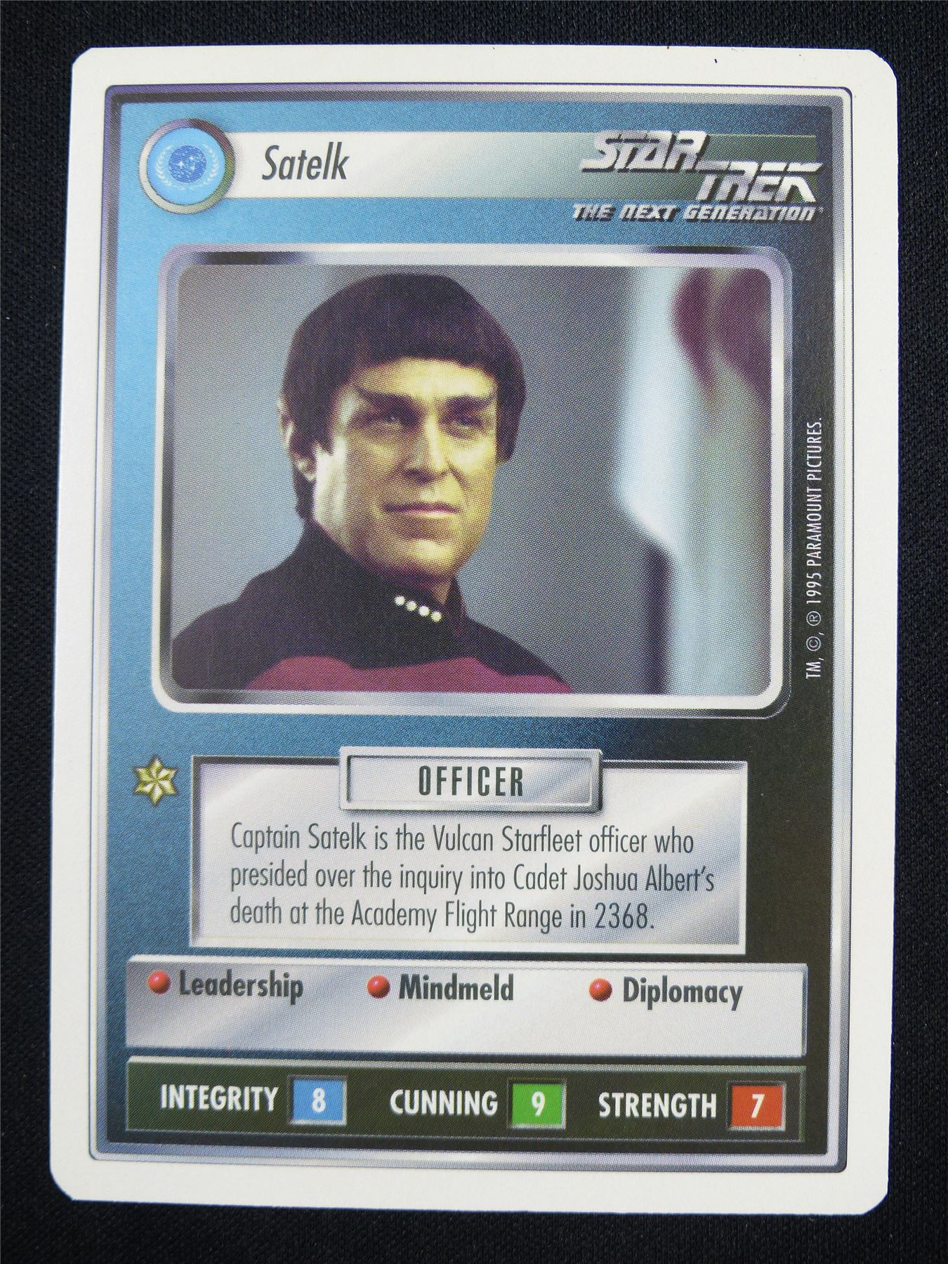 Satelk - The Next Generation - Star Trek Card #190