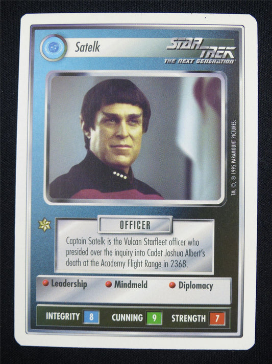 Satelk - The Next Generation - Star Trek Card #190
