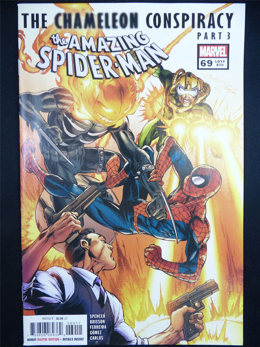 The Amazing SPIDER-MAN #68 Chameleon Conspiracy part three - Marvel Comic #WA