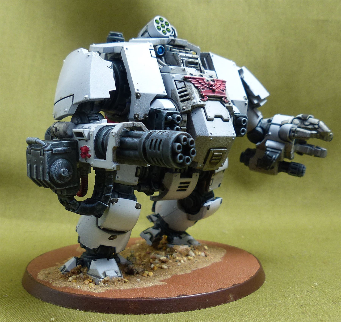 Primaris Redemptor Dreadnought painted - White Scars - Warhammer 40K #4PD