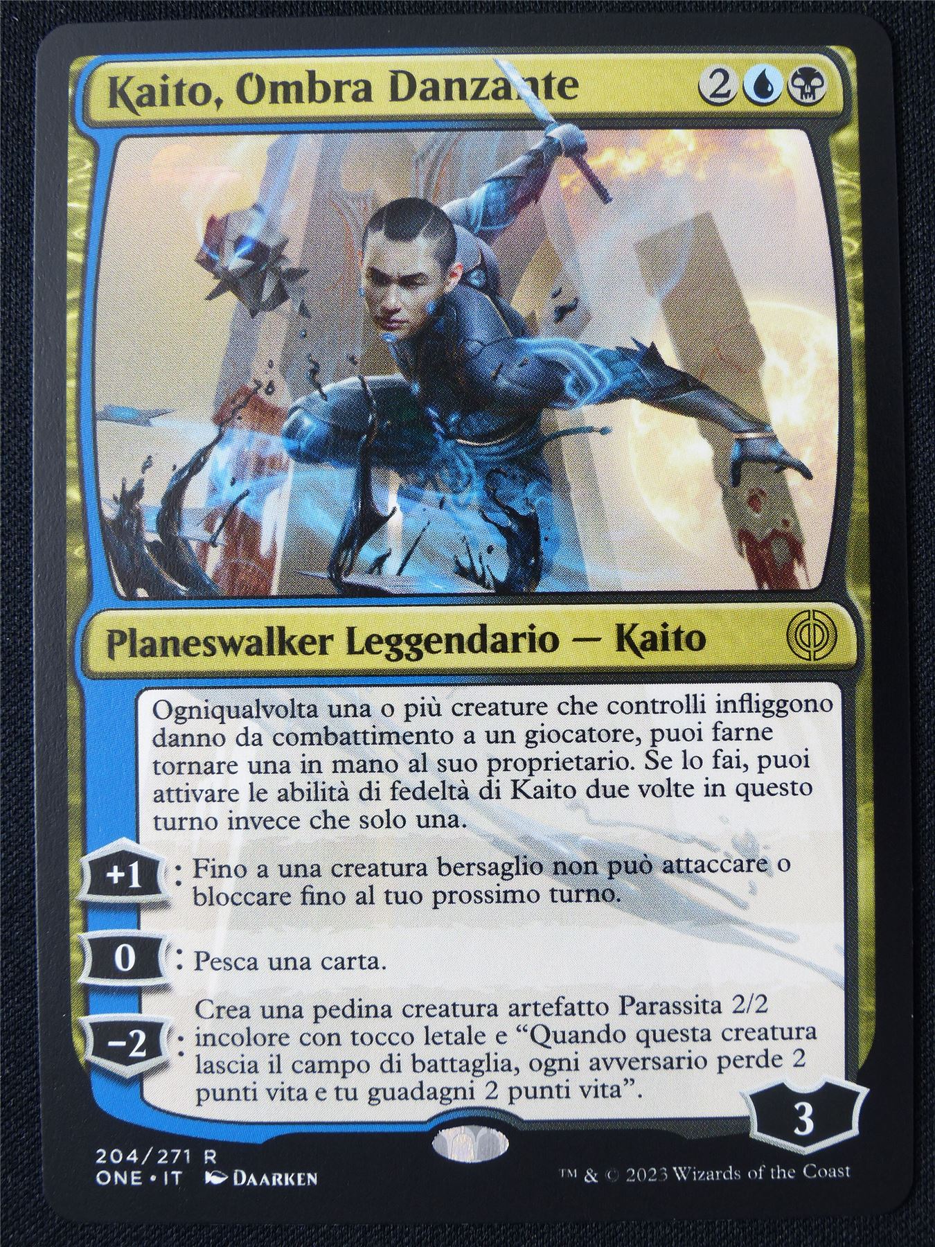 Kaito Dancing Shadow Italian - ONE - Mtg Card #1P9