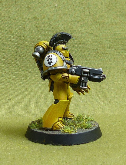 Centurion Conversion painted - Imperial Fists - Warhammer Horus Heresy #2N8
