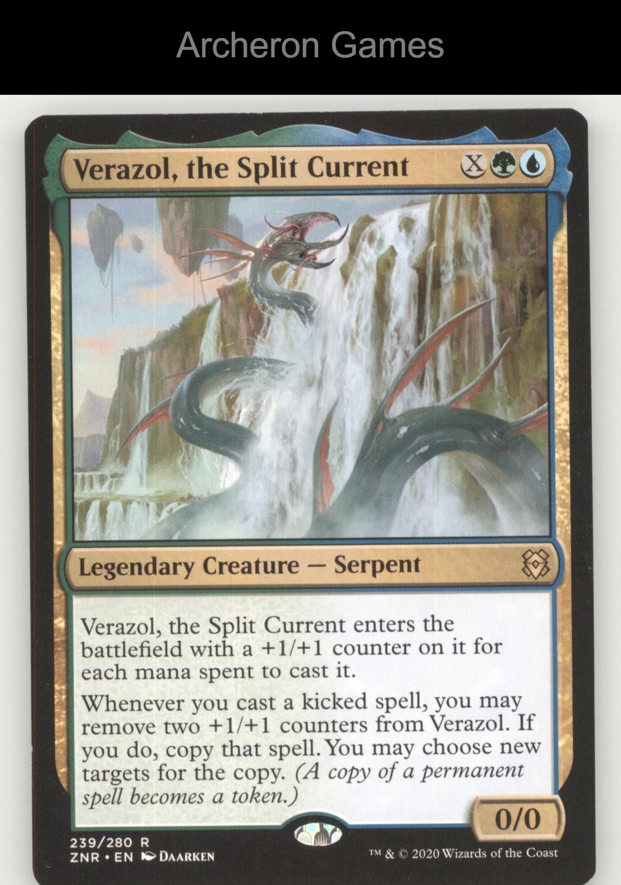 Verazol, the Split Current 239 R MTG Card Zendikar Rising