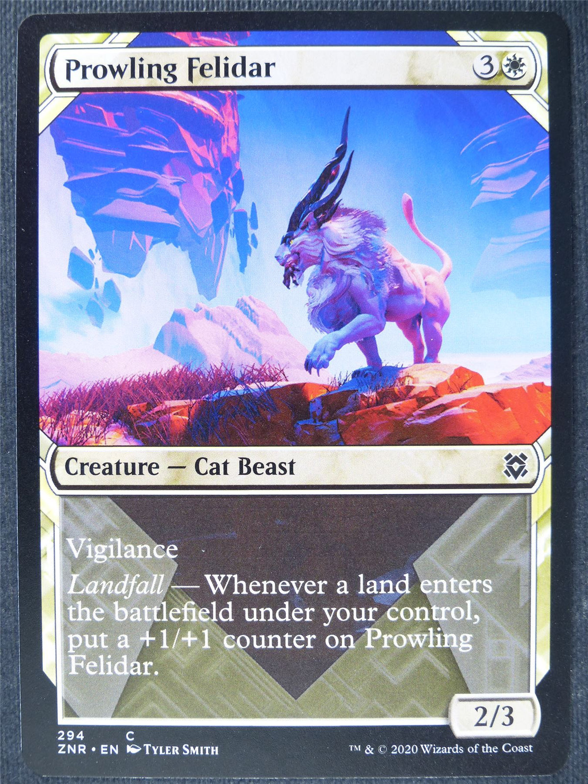 Prowling Felidar Showcase - Mtg Magic Cards #YA