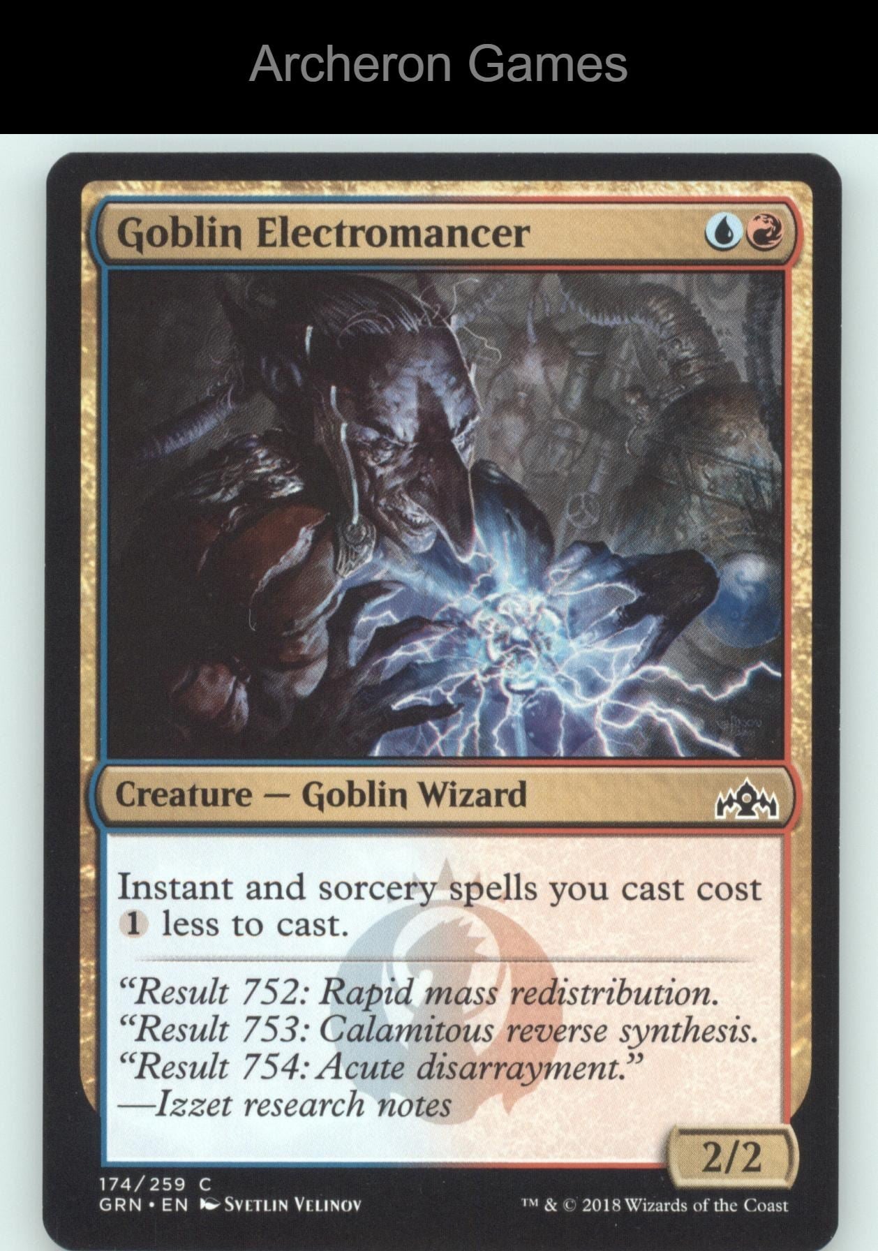 Goblin Electromancer 174 C MTG Card Guilds of Ravnica