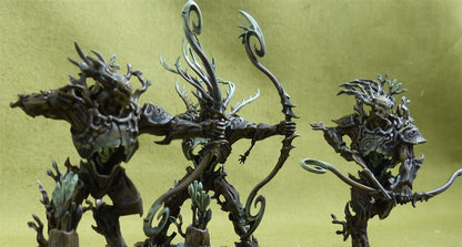 Kurnoth Hunters with Greatbows painted - Sylvaneth - Warhammer AoS #5Z9