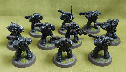 MKIII Tactical Squad set of 10 painted - Iron Hands - Warhammer Horus Heresy #2QK