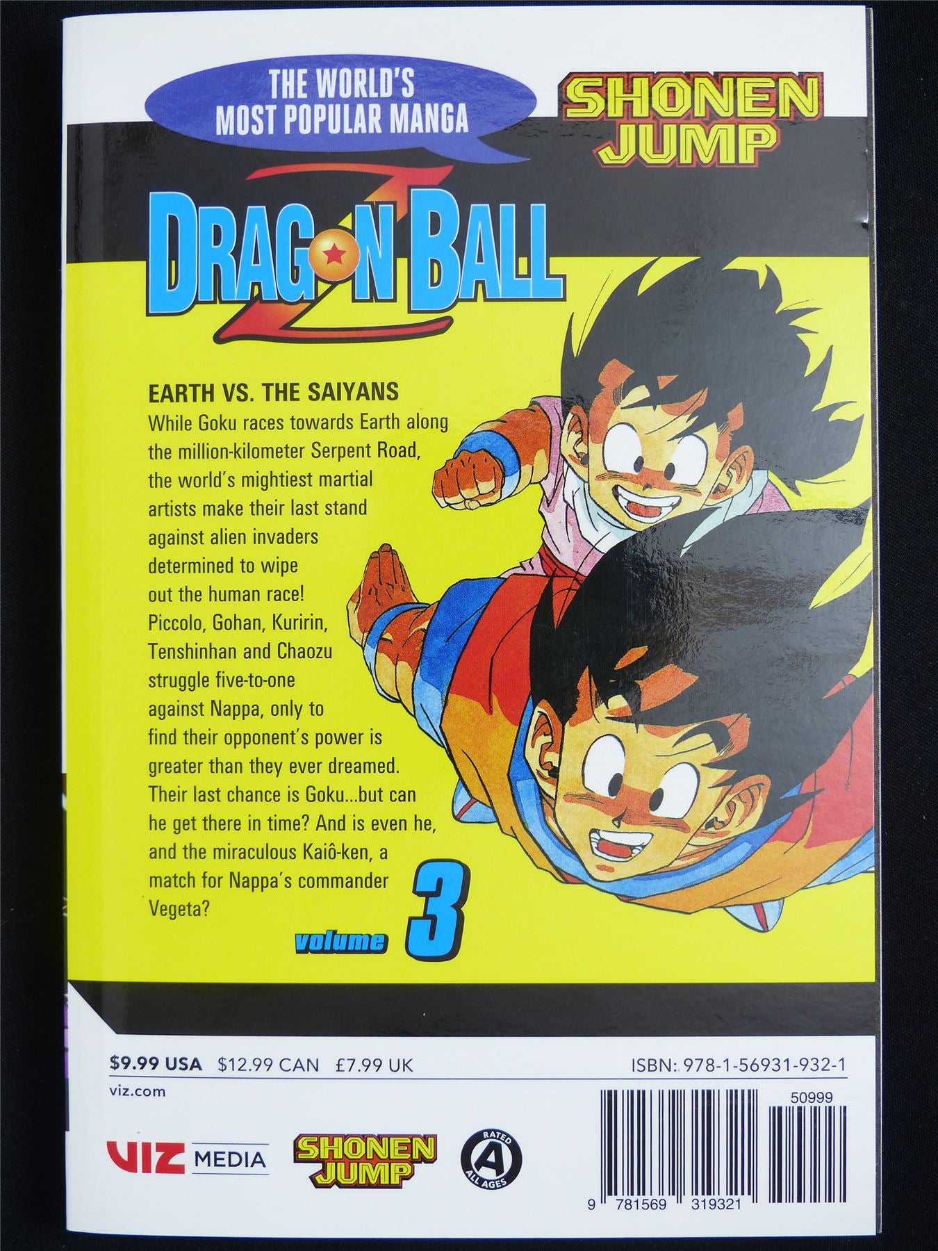 Dragon Ball Z volume 3 - Viz Manga #460