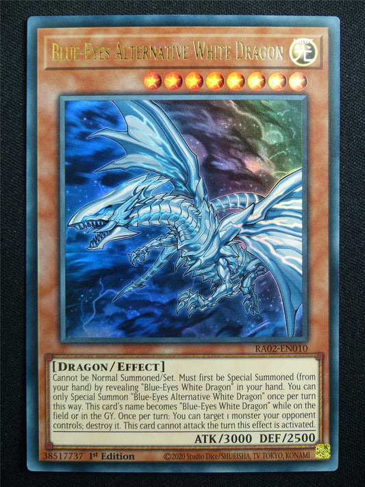 Blue-Eyes Alternative White Dragon RA02 Ultra Rare - 1st ed Yugoioh Card #31K