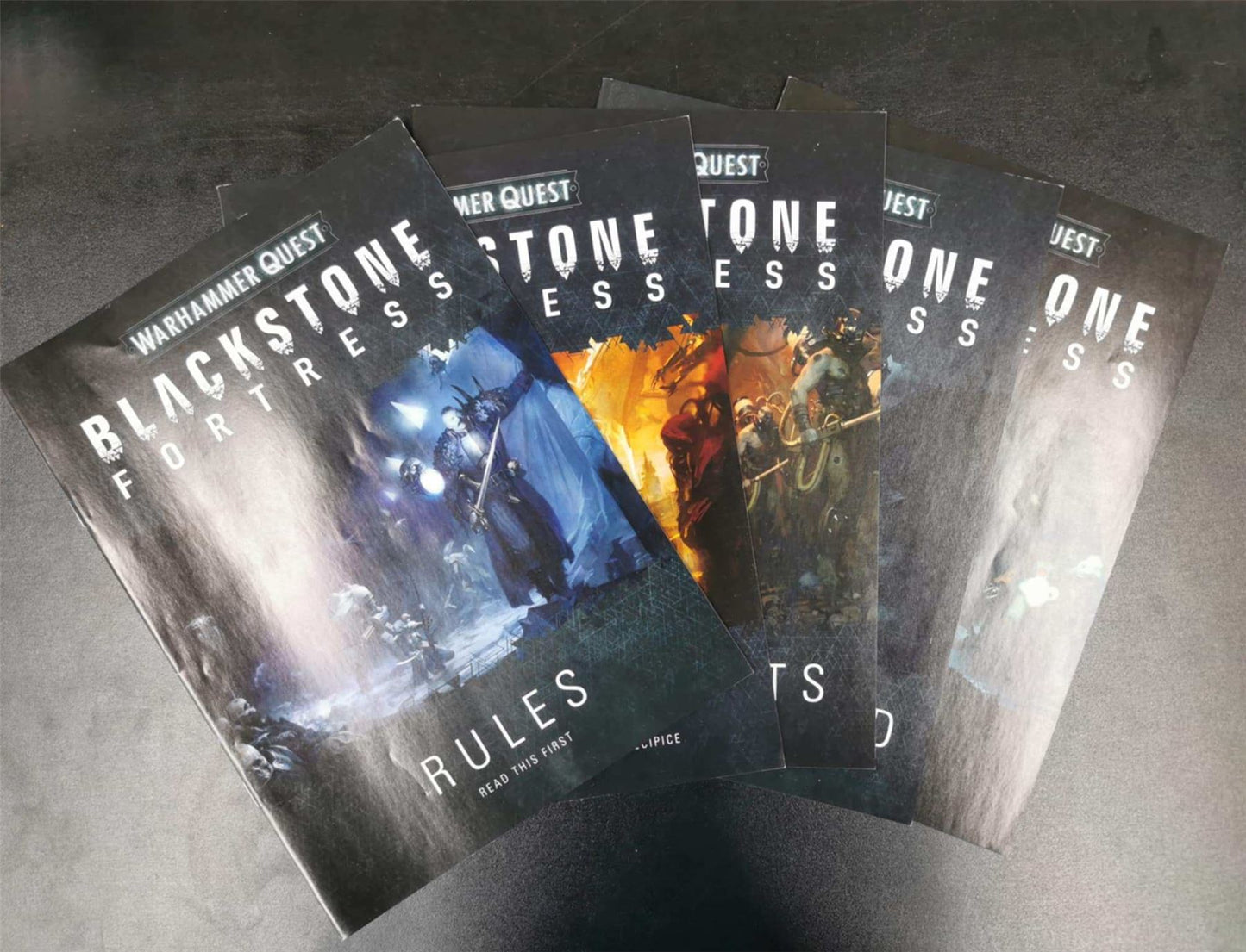 Book Dice Rules Boards Cards etc - Warhammer Blackstone Fortress #G6