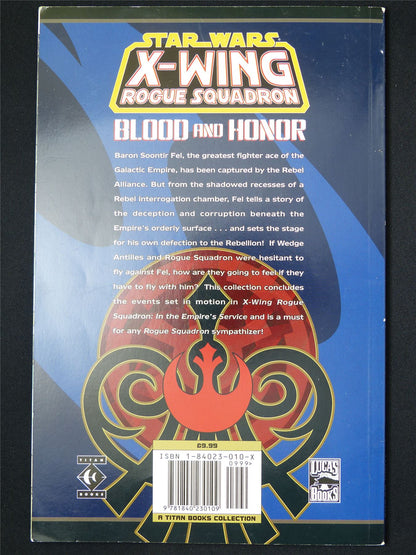 Star Wars: X-Wing Rogue Squadron: Blood and Honour - Titan Graphic Softback #42H