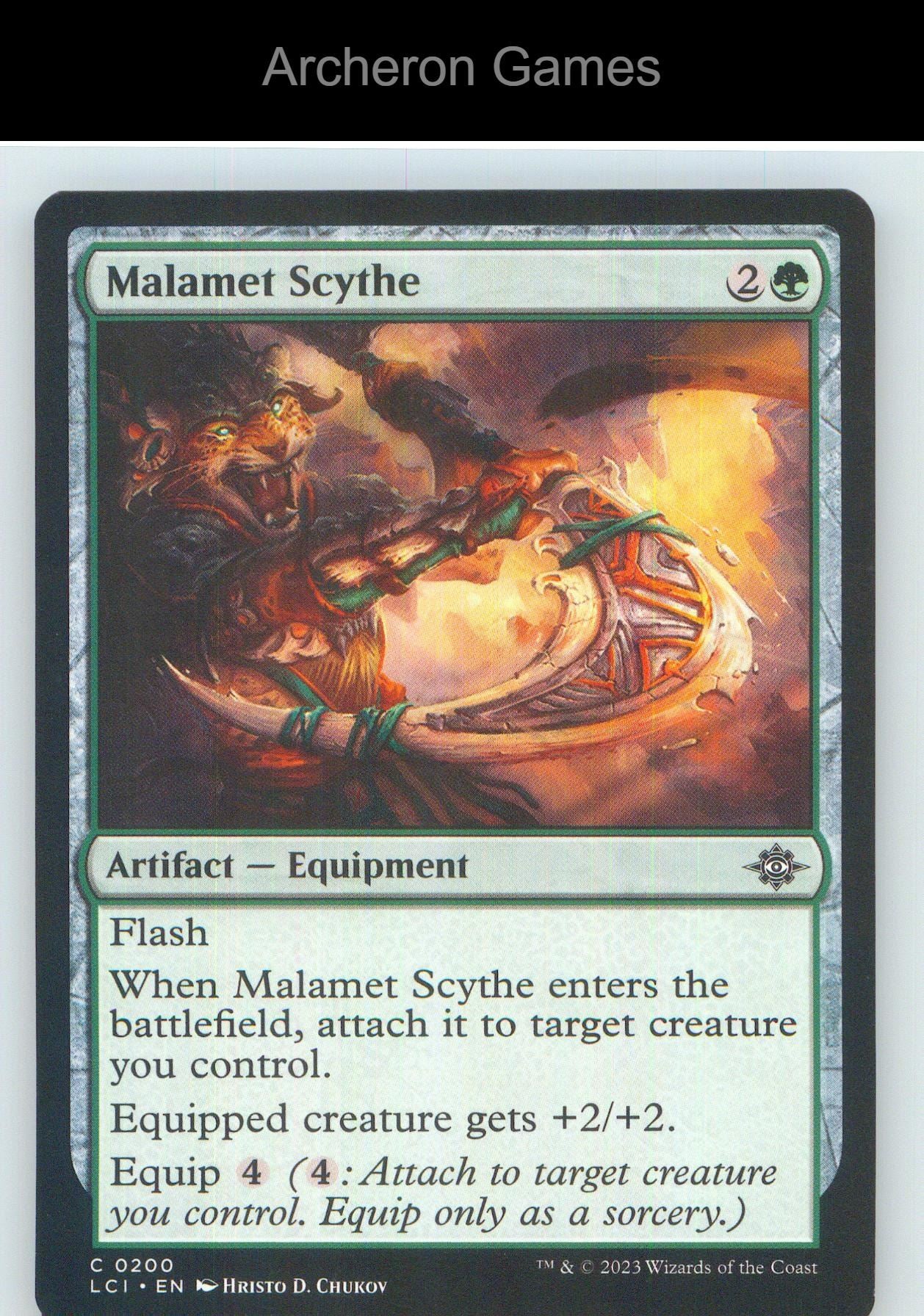 Malamet Scythe LCI 200 C MTG Card NM/EX+
