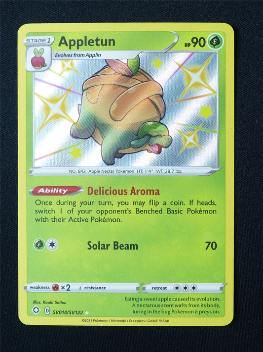 Appletun SV014/SV122 Shiny Holo - Pokemon Card #5UN