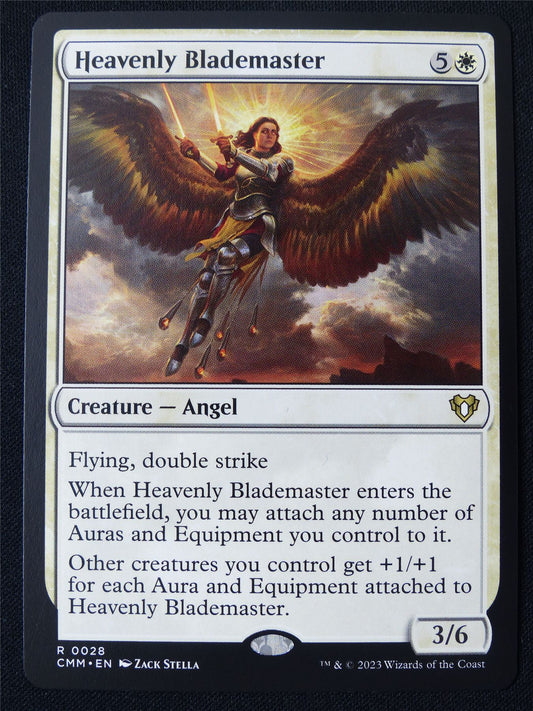 Heavenly Blademaster - CMM - Mtg Card #29O