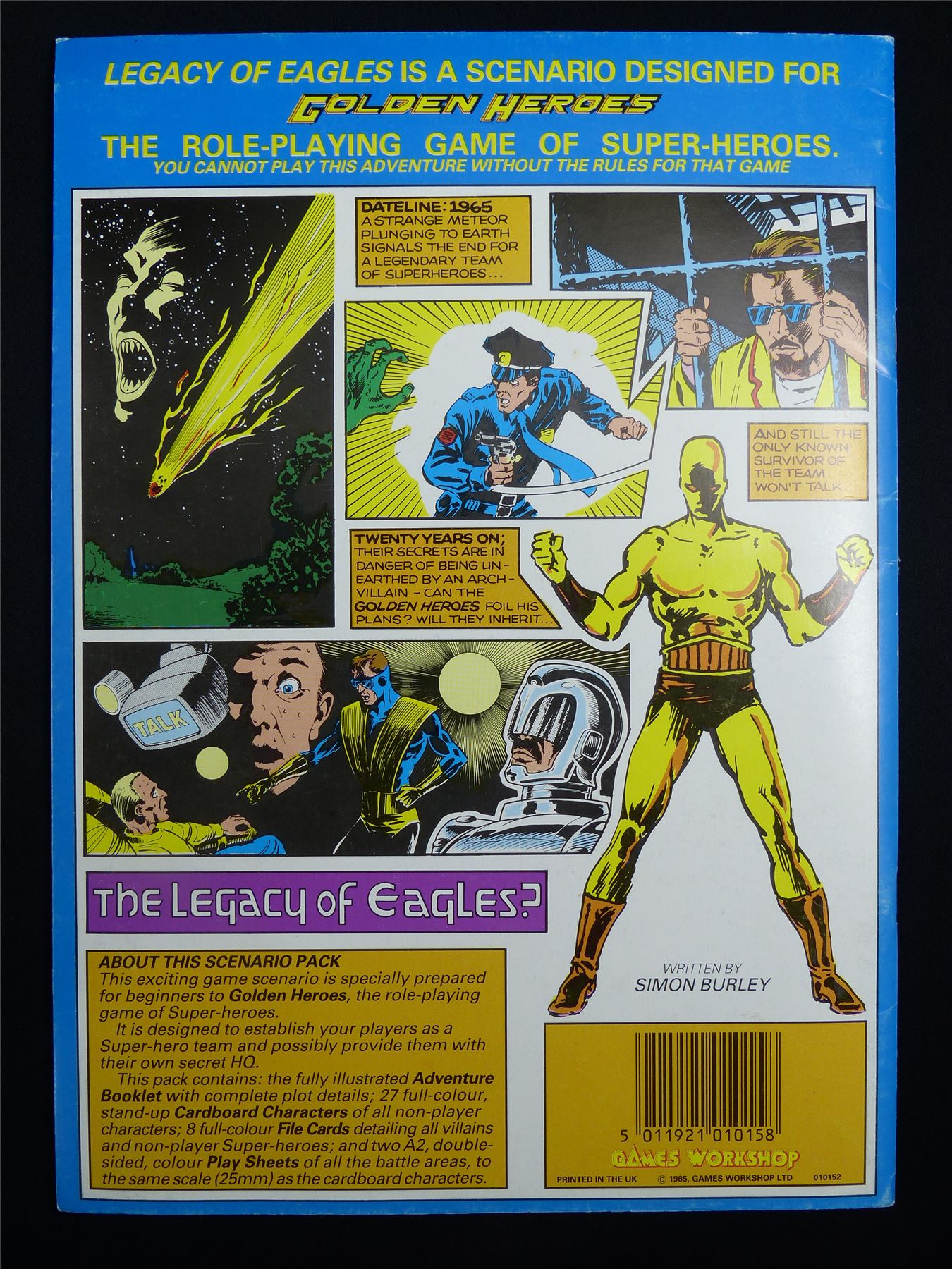 Leagacy of Eagles: Golden Hero Scenarios - Games Workshop Roleplay Booklet #N2
