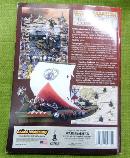 The General's Compendium Book 2003 includes the poster-sized map - Warhammer AoS 40k #8T