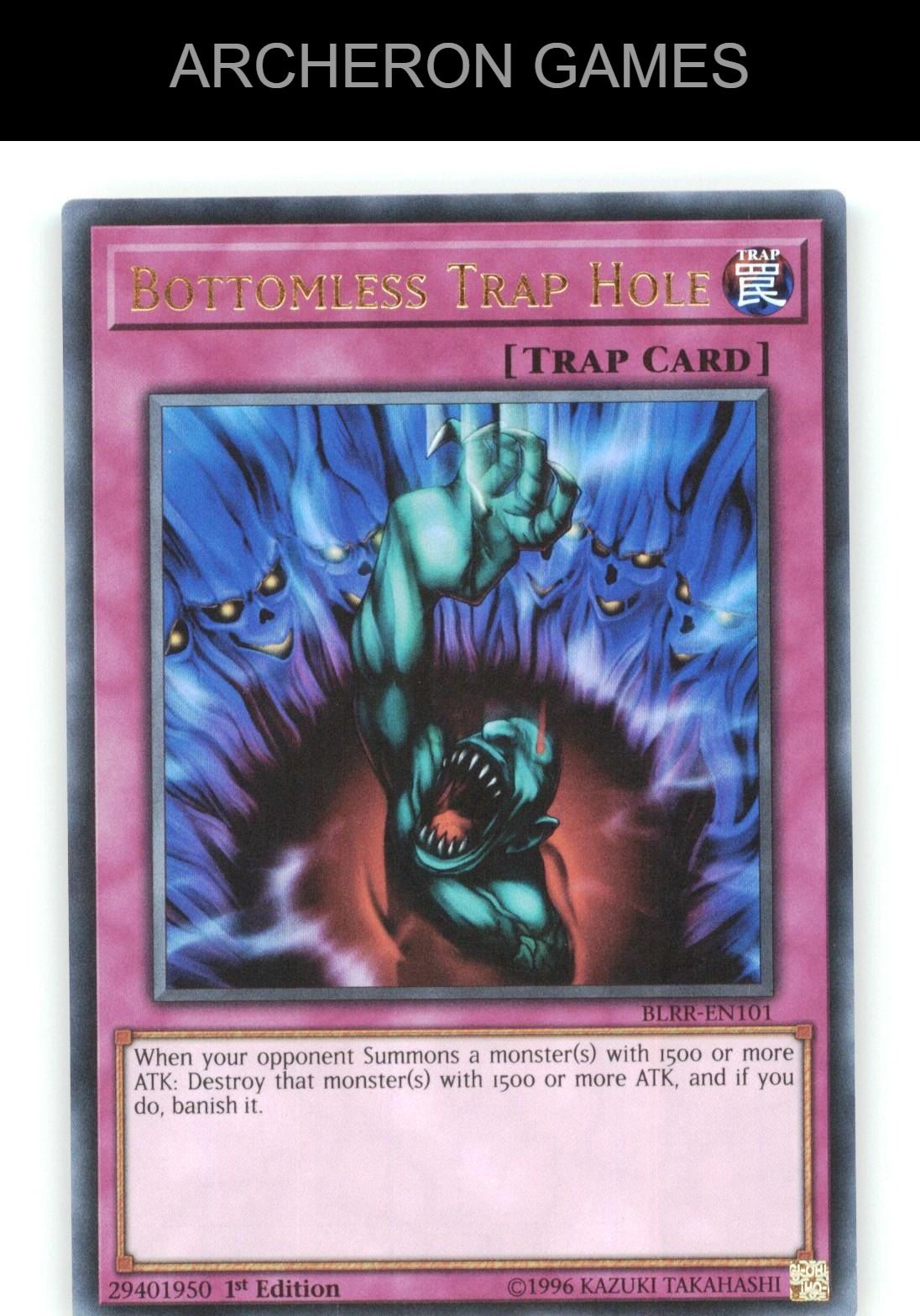 Bottomless Trap Hole Ultra Rare YUGIOH Card