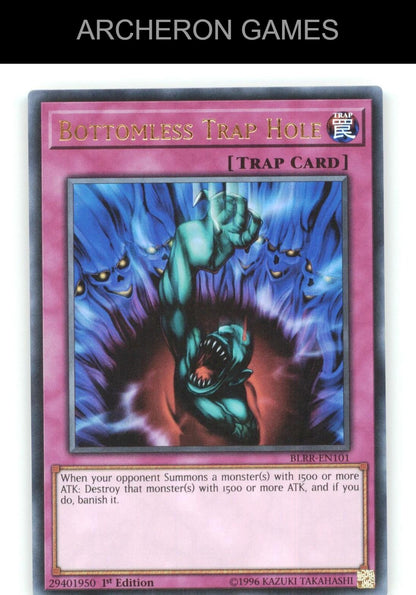 Bottomless Trap Hole Ultra Rare YUGIOH Card