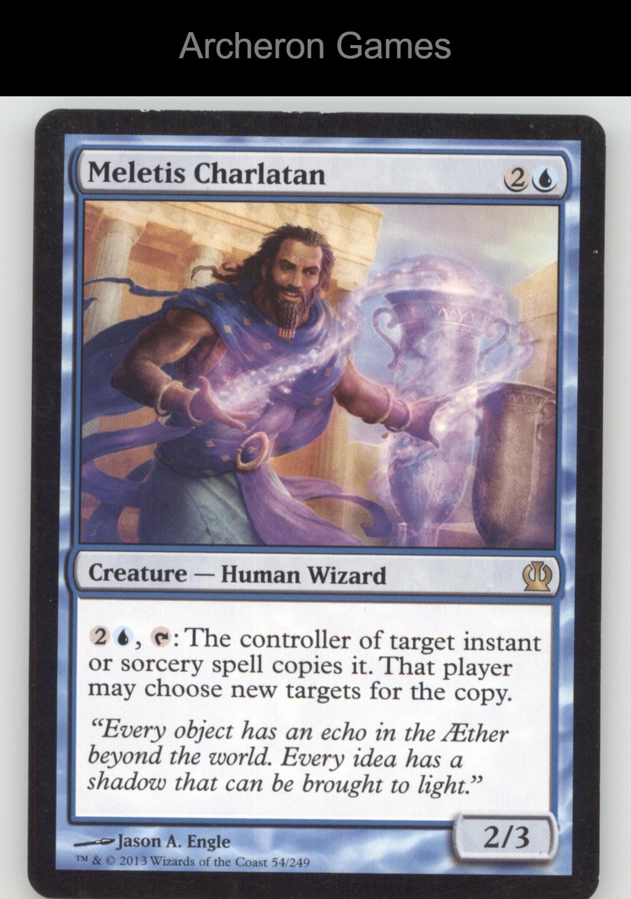 Meletis Charlatan 54 R MTG Card Theros