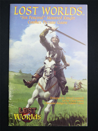 Lost Worlds Fantasy Combat Book: Sir Percival Mounted Knight - Booklet #2TY
