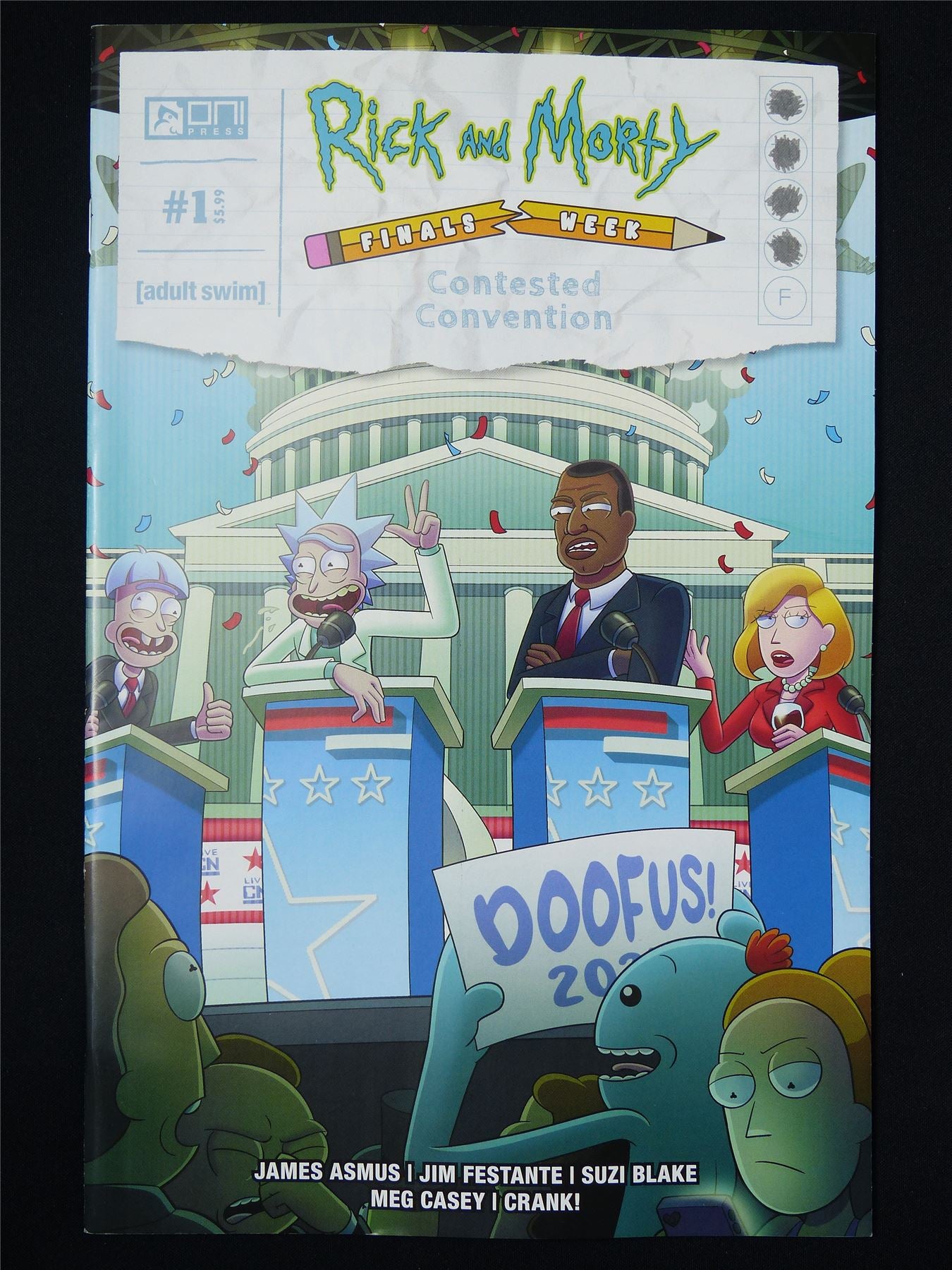 RICK and Morty Finals Week: Contested Convention #1 - B&B Aug 2024 Oni Press Comic #2