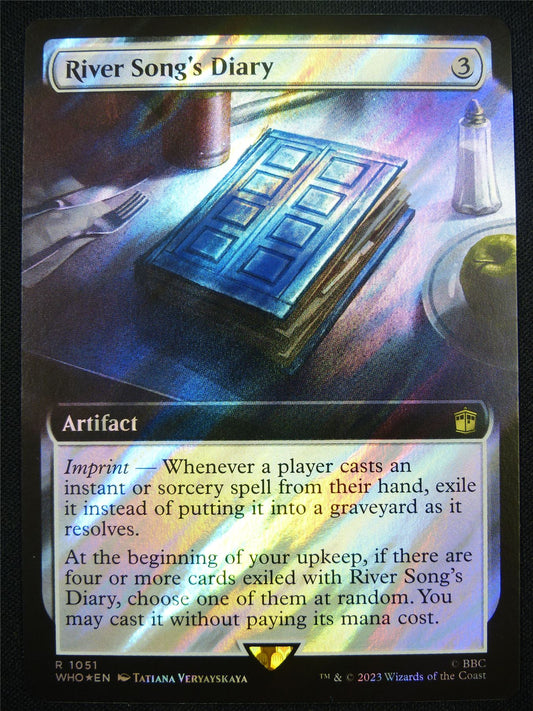 River Song's Diary Extended Surge Foil - WHO - Mtg Card #FH