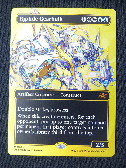 Riptide Gearhulk Borderless Foil - DFT - Mtg Card #10Q
