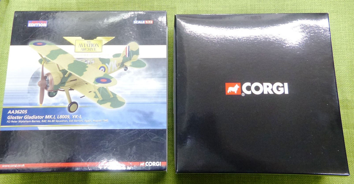 Corgi Limited Edition Scale 1:72 AA 36205 Gloster Gladiator MK.I, L8009, YK-I #6I