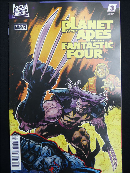 PLANET of the Apes versus Fantastic Four #3 Cvr D - Jun 2026 Marvel Comic #4AM