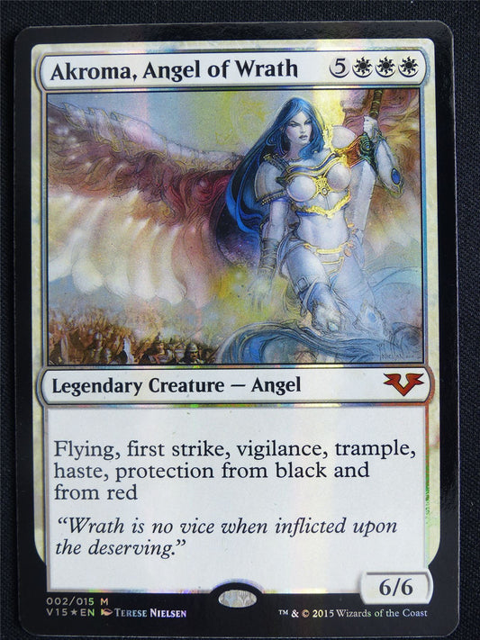 Akroma Angel of Wrath Foil - V15 - Mtg Card #3FE
