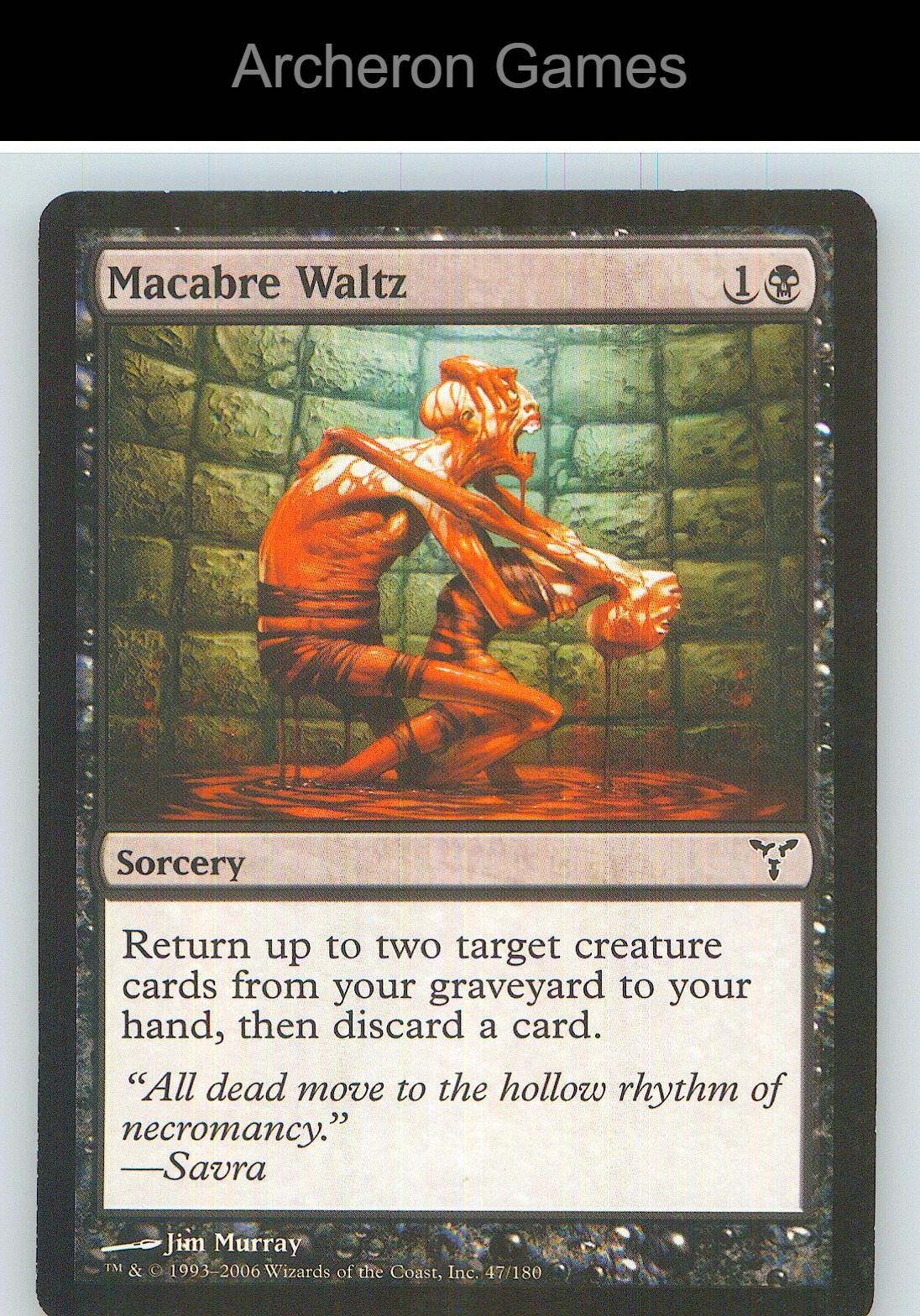 Macabre Waltz DIS 47 C MTG Card NM/EX+