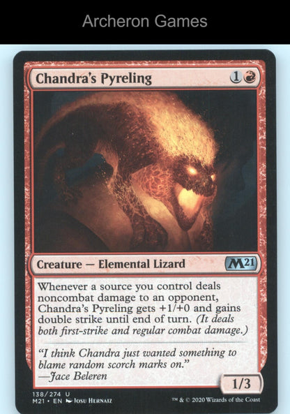Chandra's Pyreling 138 UC MTG Card Core Set 2021