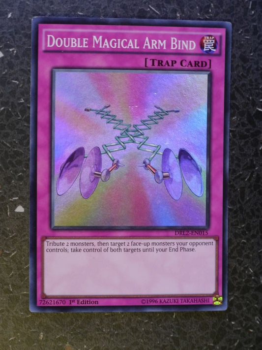 Yugioh Cards: DOUBLE MAGICAL ARM BAND DRL2 SUPER RARE # 3F57