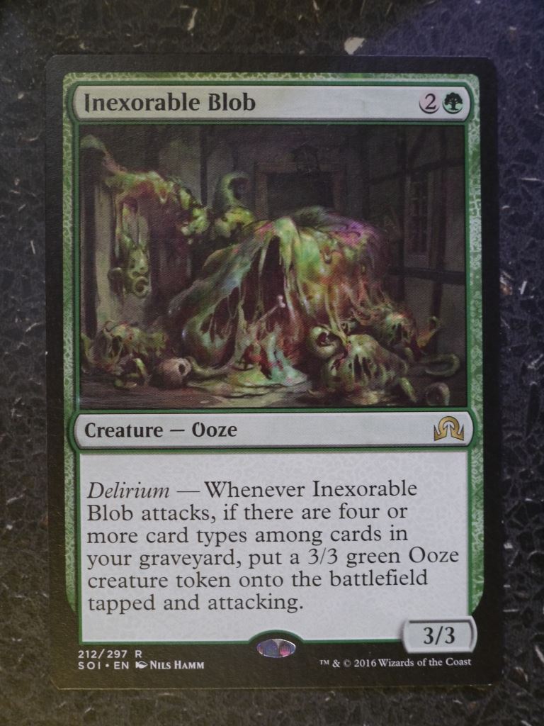 MTG Magic Cards: INOXERABLE BLOB RARE # 6H99