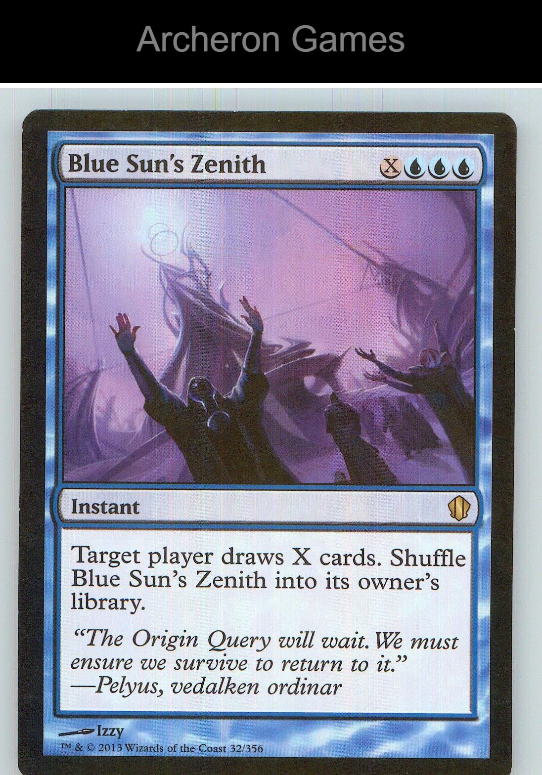 Blue Sun's Zenith C13 32 R MTG Card NM/EX+
