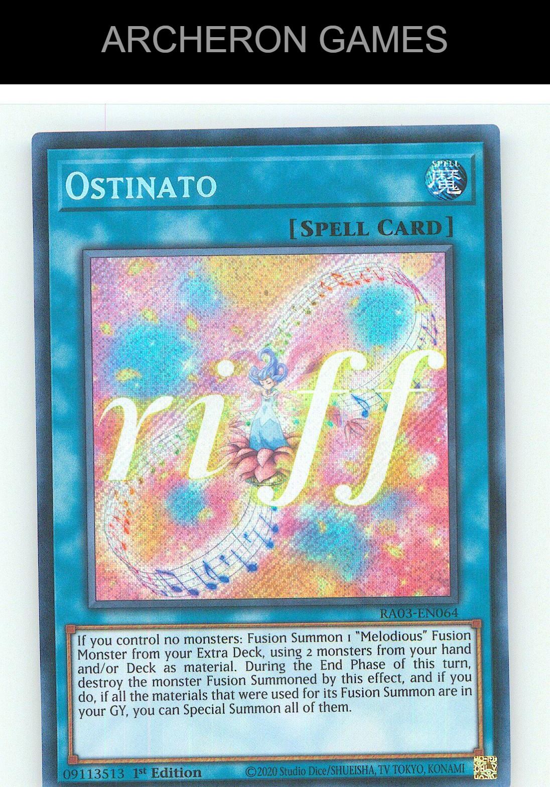 Ostinato (Secret Rare) SEC YUGIOH Card 1st Edition