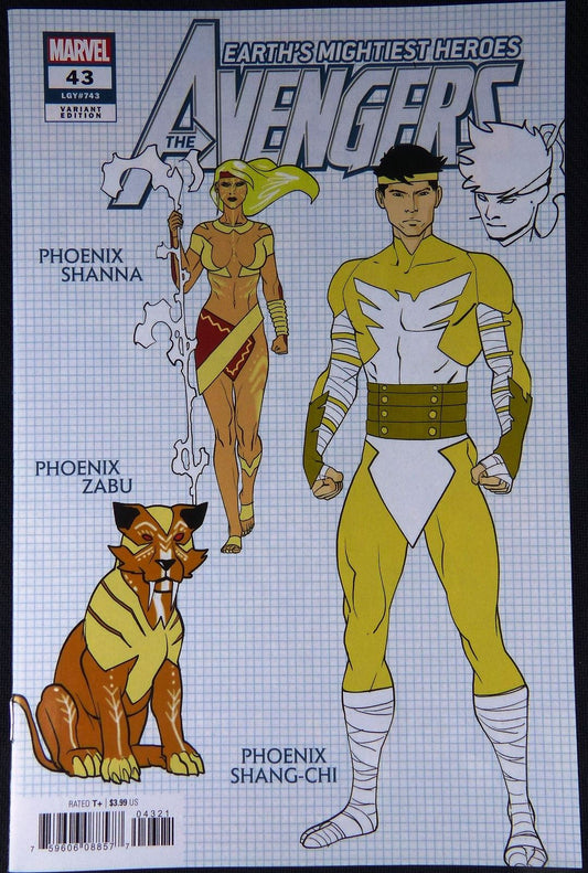 AVENGERS #43 Variant Cvr - Marvel Comic #UT
