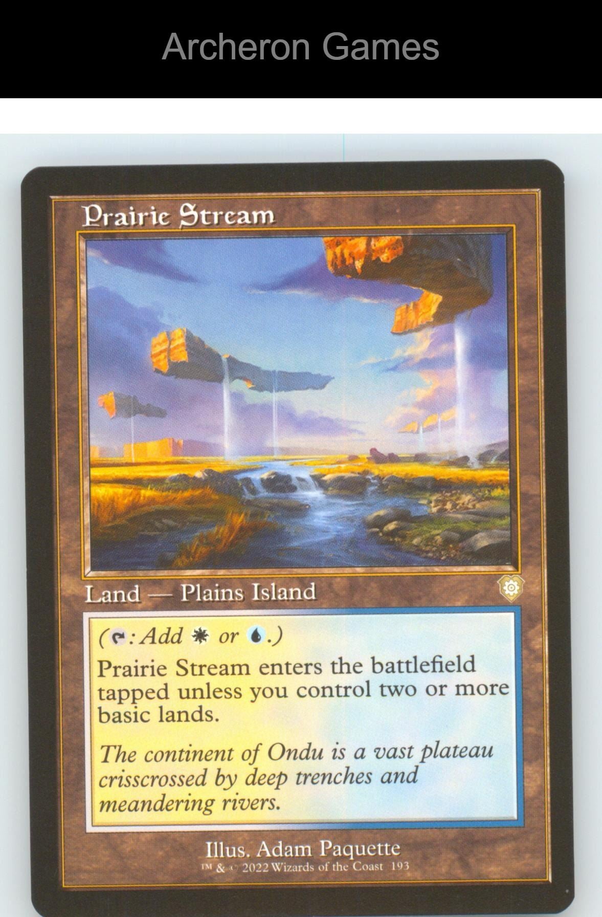 Prairie Stream (Retro Frame) BRC 193 R MTG Card NM/EX+
